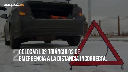 Esto es lo que NO debes hacer ante una emergencia en carretera