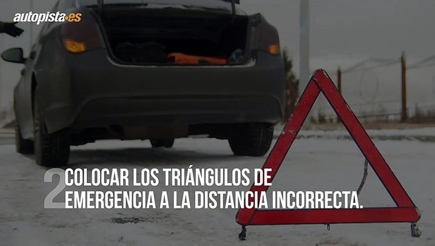 Esto es lo que NO debes hacer ante una emergencia en carretera