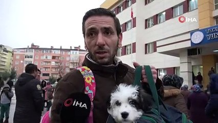 ÇANTADA YOLCULUK EDEN KÖPEK