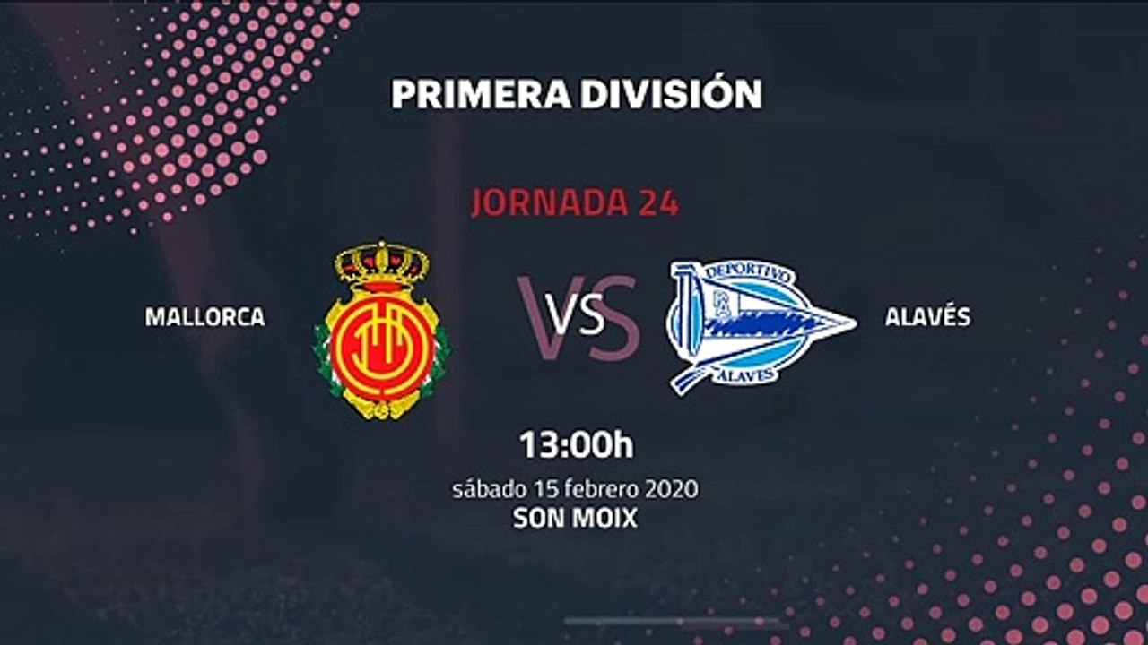 Previa partido entre Mallorca y Alavés Jornada 24 Primera División