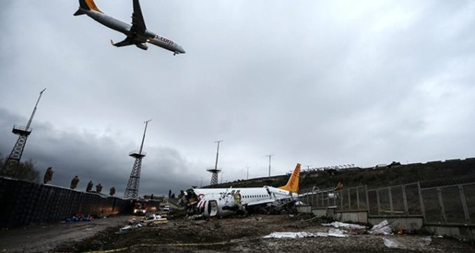 Son dakika: Pistten çıkan uçağın pilotu: Kule 'pas geçin' demedi