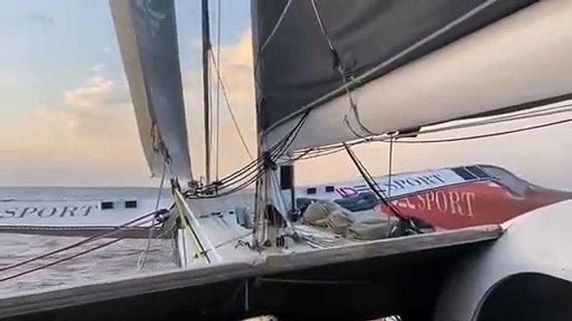 IDEC SPORT 2020 : Dans le Pot au Noir ! - Sortie du pot au noir pour IDEC SPORT - Carte postale de l'Atlantique Nord