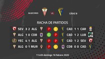 Previa partido entre Algeciras y Cádiz B Jornada 25 Segunda División B