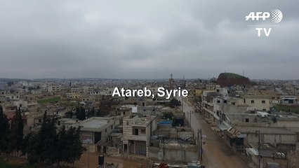 La ville syrienne d'Atareb désertée par ses habitants fuyant l'offensive du régime