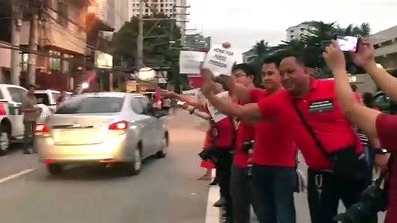 ABS-CBN workers and supporters honk for Press Freedom