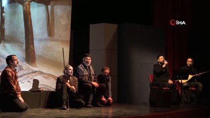 Mahzuni Şerif Müzikli Oyunu ayakta alkışlandı