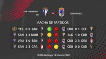 Previa partido entre San Fernando CD y CD Badajoz Jornada 25 Segunda División B