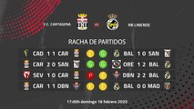 Previa partido entre F.C. Cartagena y RB Linense Jornada 25 Segunda División B