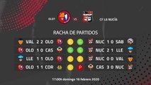 Previa partido entre Olot y CF La Nucía Jornada 25 Segunda División B
