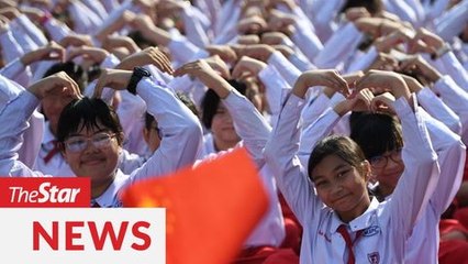 Thai students, elephants send jumbo Valentines  to virus-hit Wuhan