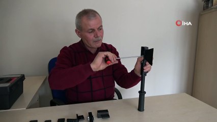 Emekli oldu, hayalindeki el aletini yapmak için 100 bin lira harcadı