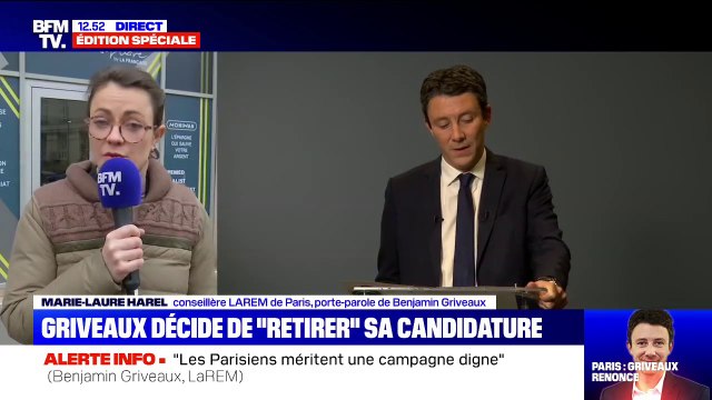 Une porte-parole de Benjamin Griveaux annonce que LaREM devrait avoir un nouveau candidat en début de semaine prochaine