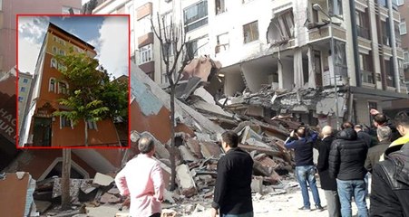 Son dakika: Bahçelievler'de daha önce boşaltılan 7 katlı bina çöktü