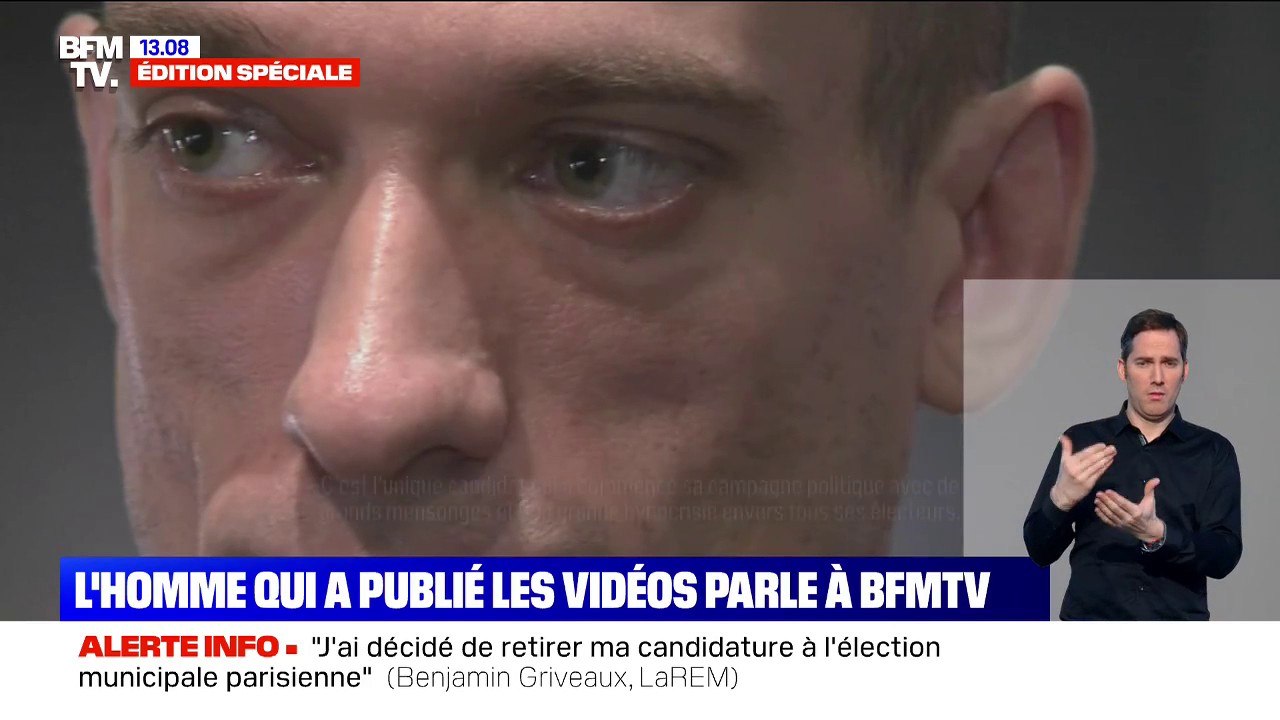 "Il ment à ses électeurs": Piotr Pavlenski, l'homme qui revendique la publication de vidéos intimes attribuées à Benjamin Griveaux, s'explique sur BFMTV