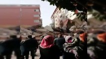 İstanbul Bahçelievler'de bir bina çöktü. Olay yerine itfaiye ve sağlık ekipleri sevk edildi
