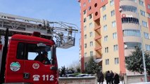 Kayseri'de korku dolu anlar...Kendini kesip intihara kalkıştı