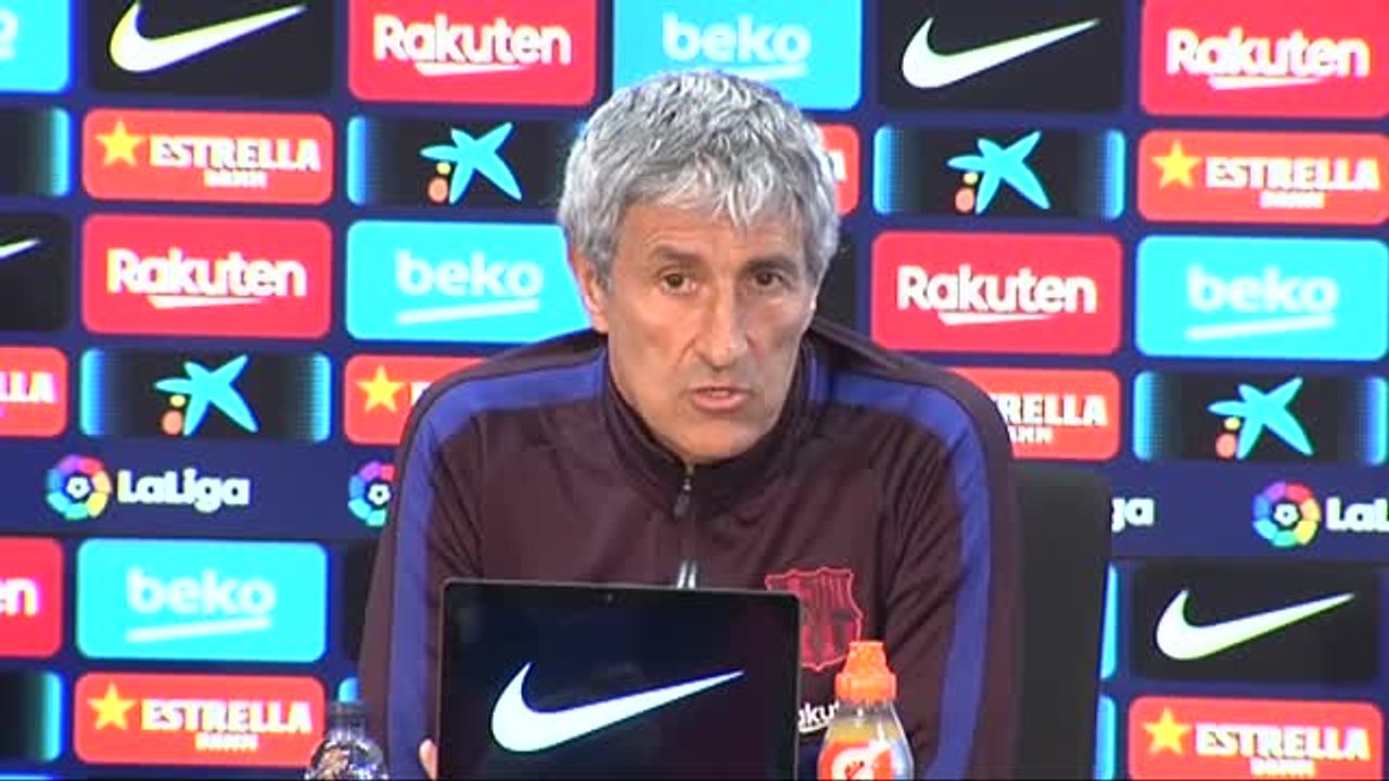 Quique Setién: "Somos igual de favoritos que el Real Madrid"