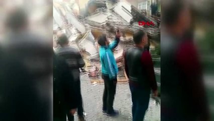 Bahçelievler'de çökmenin hemen ardından çekilen görüntü 1