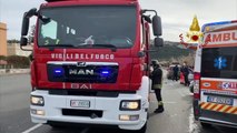 Cagliari - Incidente sul lungomare Poetto, ferito automobilista (12.02.20)
