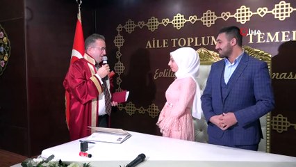 Esenyurt’ta 14 Şubat Sevgililer Günü’nde 70 çift dünyaevine girdi