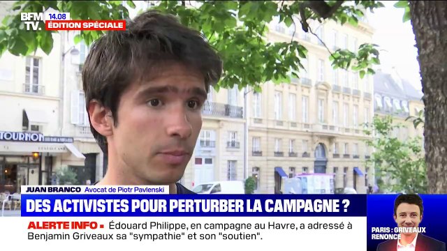 L'avocat de Piotr Pavlenski justifie son geste par une volonté de dénoncer l'hypocrisie de Benjamin Griveaux