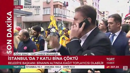 Bahçelievler'de Bina Çöktü, Hakan Bahadır'dan İlk Açıklama