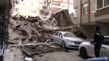 İstnabul Bahçelievler'de 7 Katlı Bina Çöktü, Olay Yerinden İlk Götüntüler