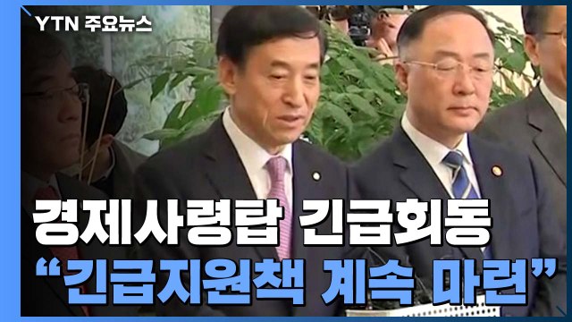 경제부총리·한은 총재 실물경제 영향 불가피...긴급지원책 마련 / YTN