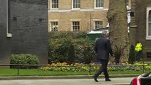 Cabinet ministers depart Downing Street after first meeting