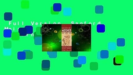 Full Version  Sanford Meisner on Acting  For Kindle