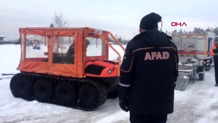 Kayseri yamaç paraşütü yapmak için dağa tırmanan dağcı, mahsur kaldı