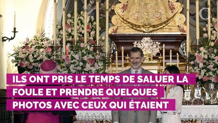 Letizia d'Espagne en robe blanche fluide pour la Saint-Valentin