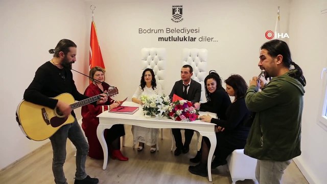 Bodrum’da Sevgililer Günü’nde nikah yoğunluğu