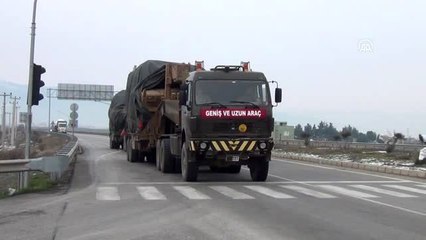 Suriye sınırına askeri sevkiyat devam ediyor