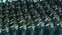 Jandarma subay ve astsubayların mezuniyet heyecanı