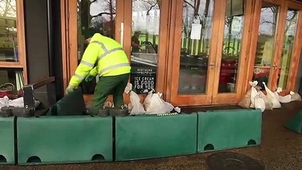 Avenham Park flood defence