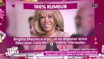 Brigitte Macron a organisé un déjeuner avec Carla Bruni et Valérie Trierweiler