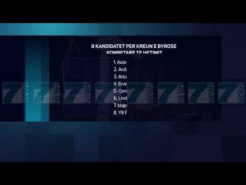 8 KANDIDATE PER KREUN E BKH DO I NENSHTROHEN TESTIT TE SE VERTETES - News, Lajme - Kanali 7