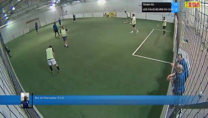 But de Mamadou (13-2) - TEAM SG Vs LES FAUCHEURS DU CHU - 13/02/20 20:00 - LIGUE 3