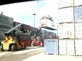 Stacker levant un 40 pied sur 4 etage