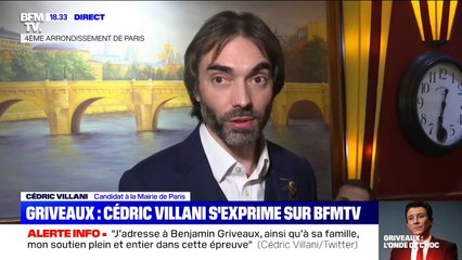 Retrait de Benjamin Griveaux: Cédric Villani assure que son projet "reste ouvert à ceux et celles qui souhaitent l'alternance"