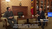 'Europe can only be stronger with Russia,' claims Moldova's president