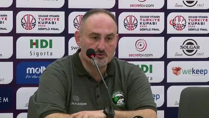 Darüşşafaka Tekfen Başantrenörü Ernak: 'Bütün gayretimiz kupayı almak üzerine olacak'