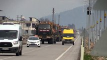 Suriye sınırına tank ve askeri araç sevkiyatı - HATAY