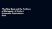 The New Deal and the Problem of Monopoly: A Study in Economic Ambivalence  Best Sellers Rank : #4