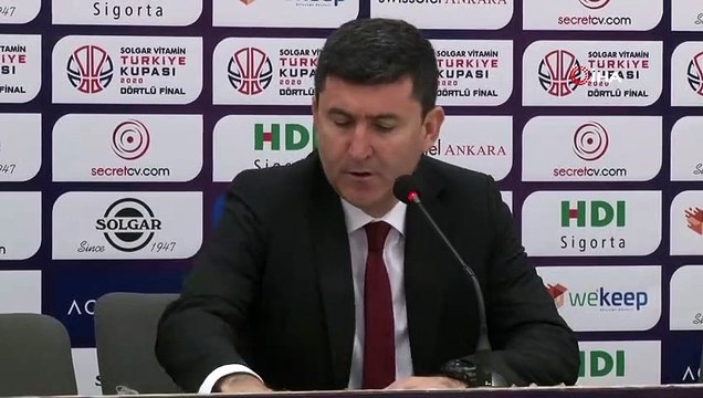 Galatasaray Başantrenörü Erdoğan: “İşin doğrusu ne kafaca ne fiziki olarak çok hazır gelmemişiz”