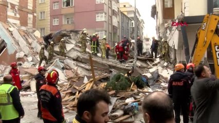 Bahçelievler'de çöken bina... görgü tanığı o anları anlattı