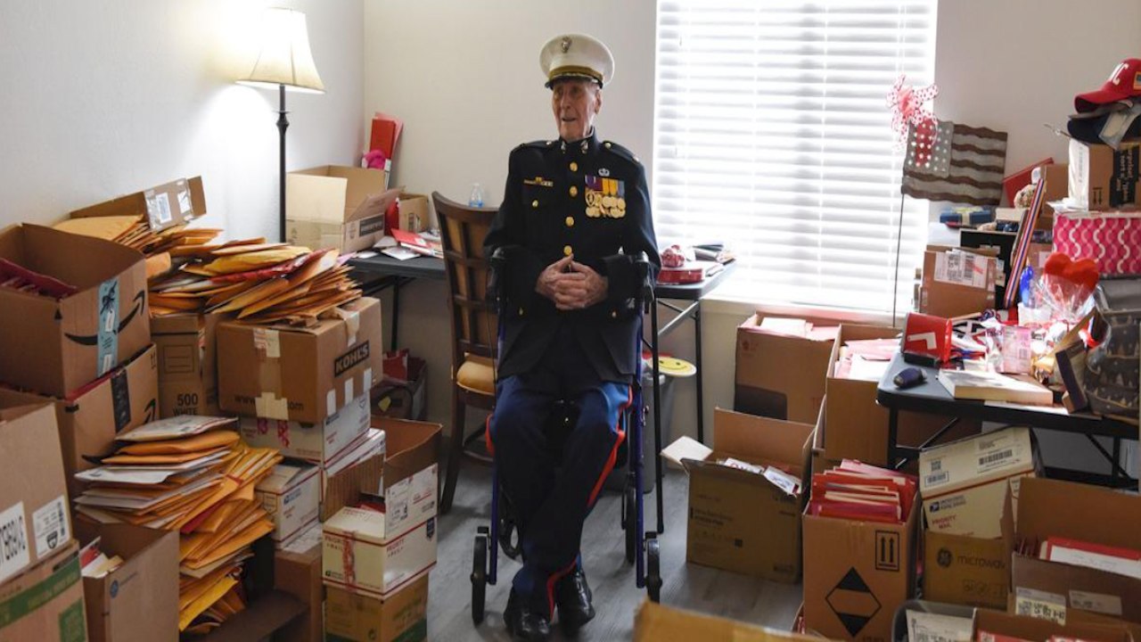 One Veteran Received 70,000 Valentine’s Day Cards From All Over The Country