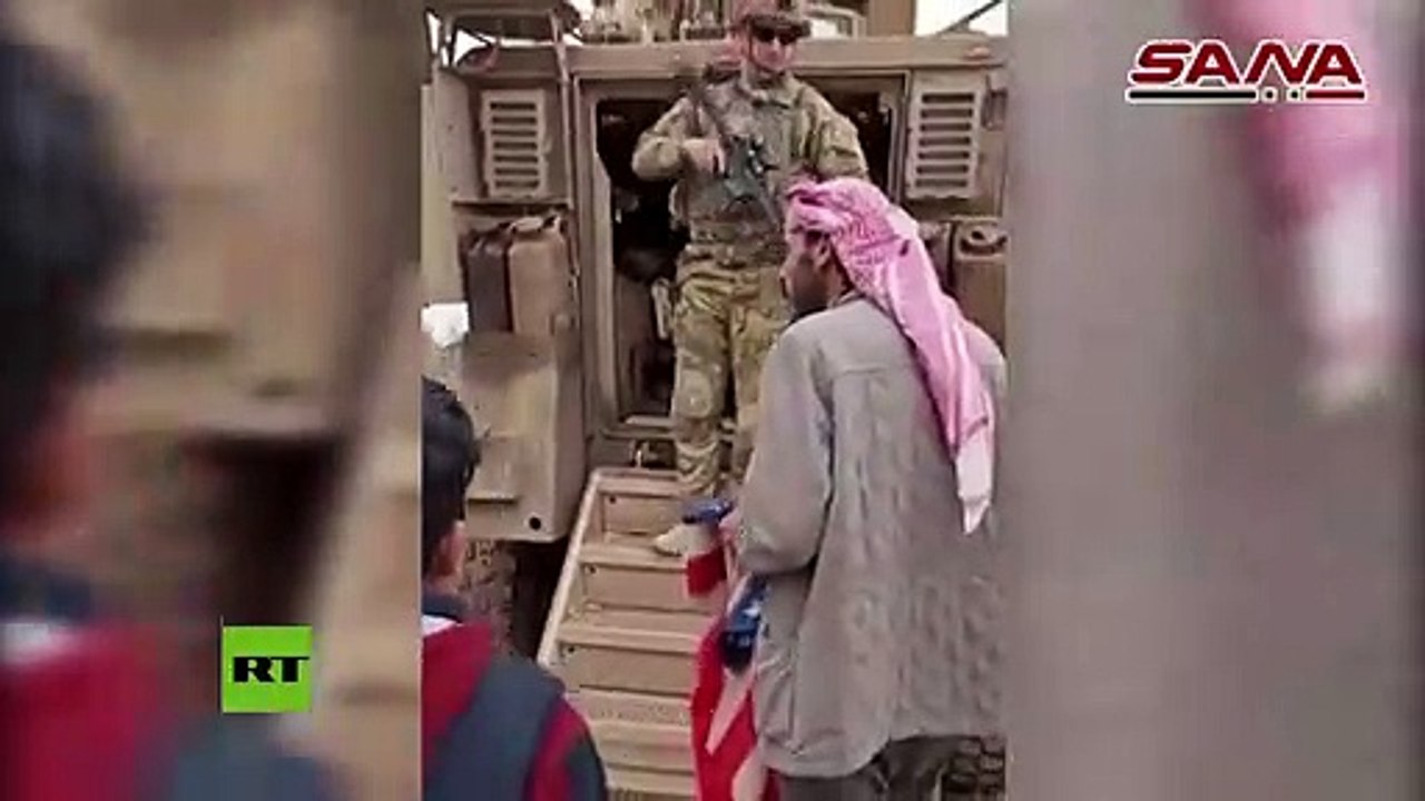 Enfrentamiento entre civiles sirios y un convoy militar de EE.UU en Hasaka dejo un muerto y 2 heridos