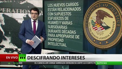 EE.UU. nuevamente acusa a la empresa china Huawei de robar sus tecnologías durante décadas